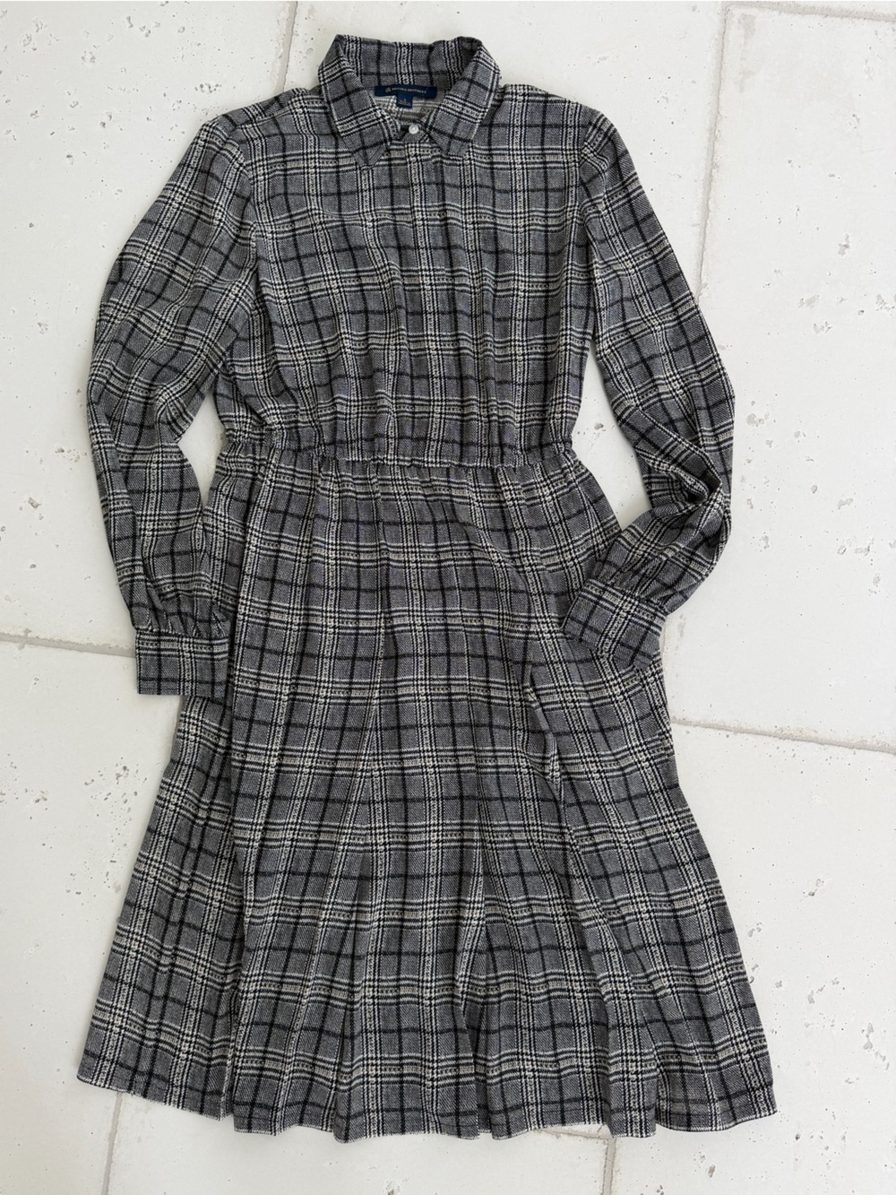 Brooks Brothers Plaid Midi Dress
